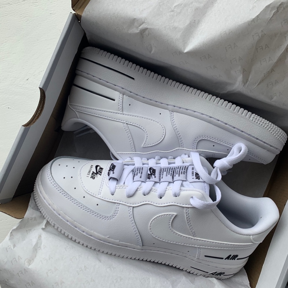 White Nike Air Force 1’s